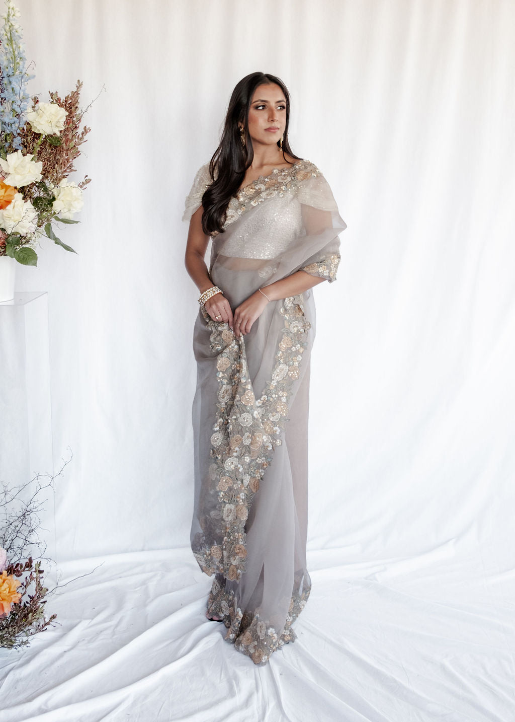 Shyamal and Bhumika - Wildflower Saree