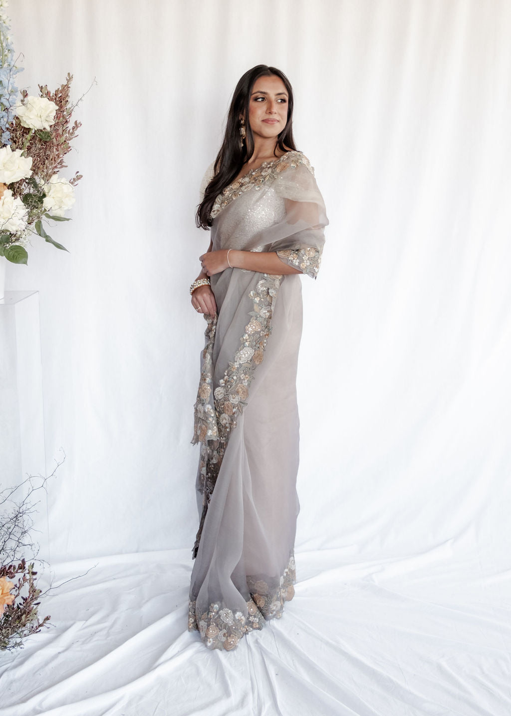 Shyamal and Bhumika - Wildflower Saree