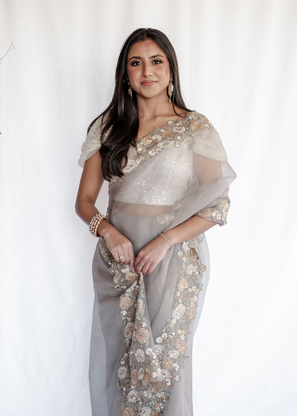 Shyamal and Bhumika - Wildflower Saree