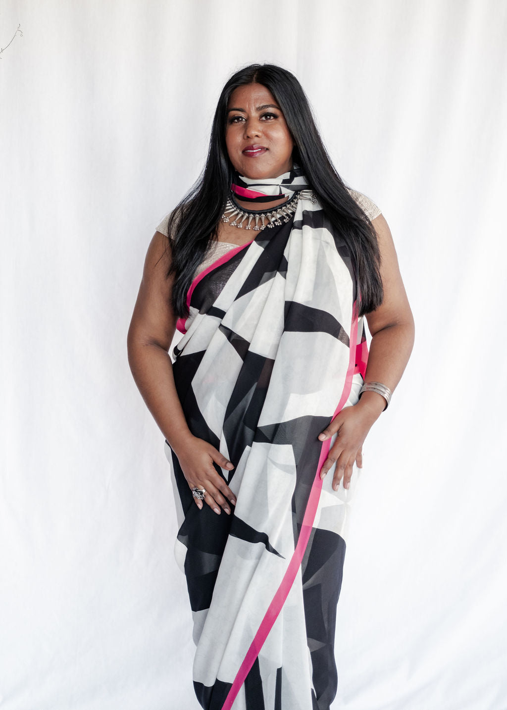 Satya Paul - Geometric Saree