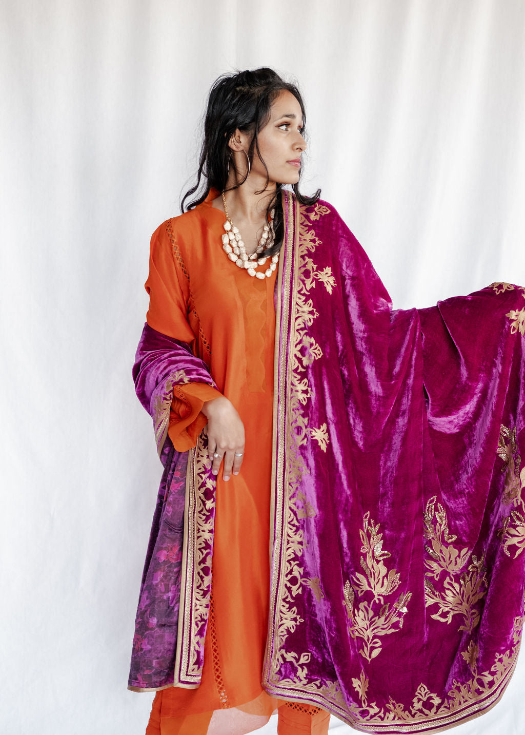 Satya Paul - Royal Magenta Shawl