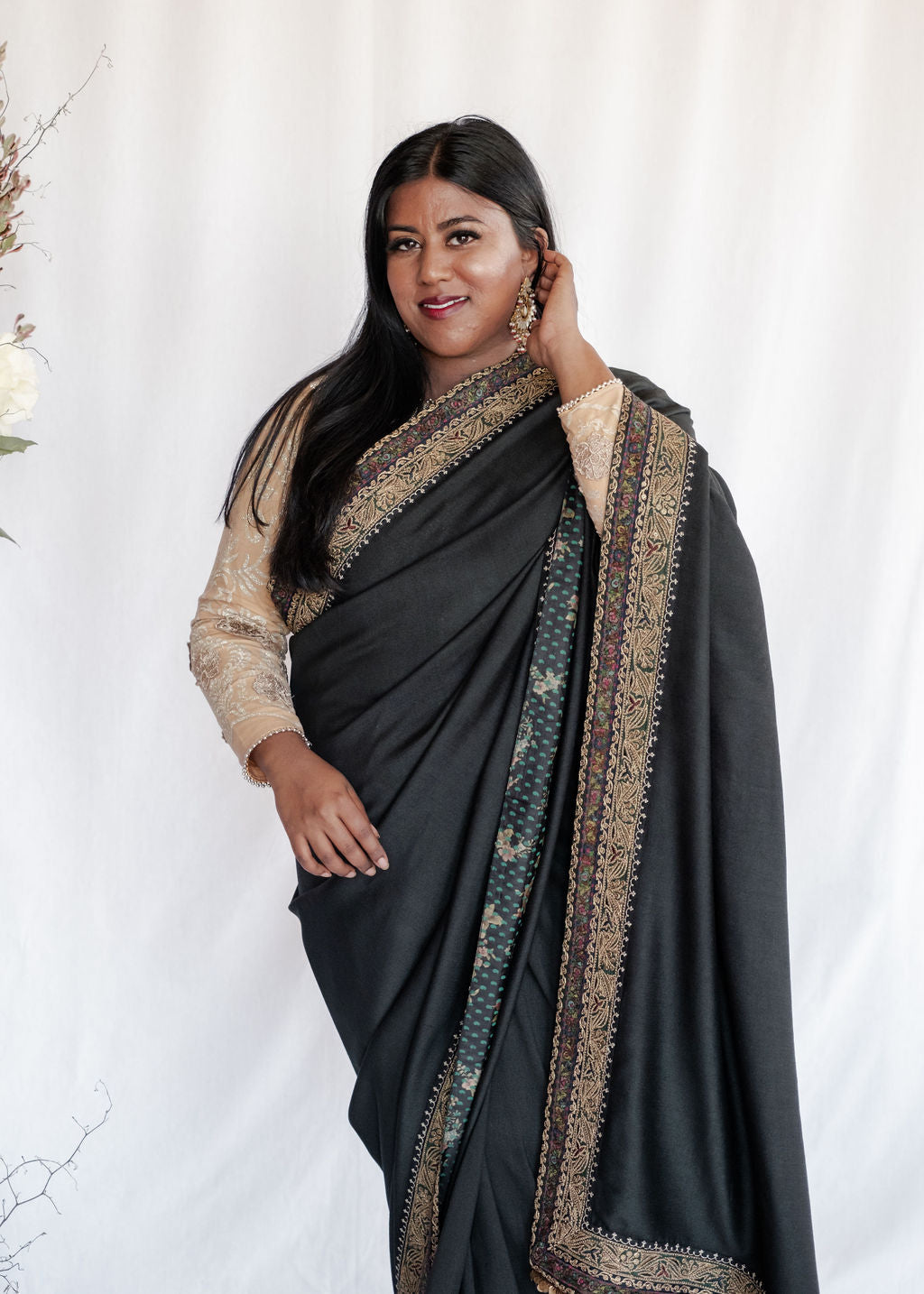 Sabyasachi - Black Benarsi Saree
