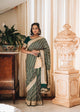 Anita Dongre - Emerald Benarsi Saree