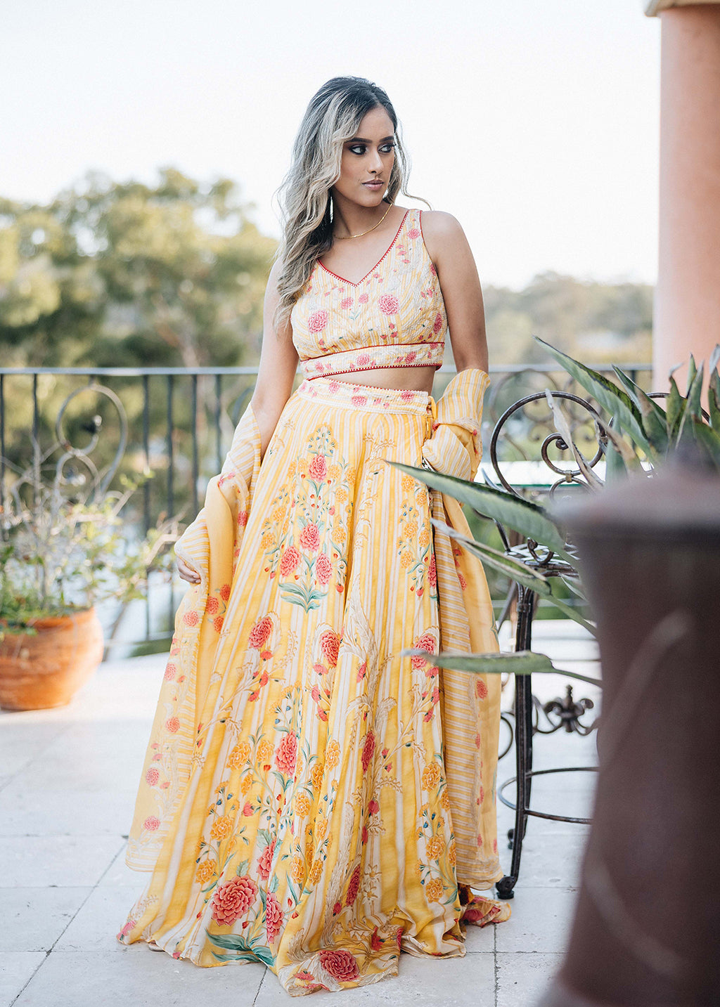 Anita Dongre - Sorbet Silene Lehenga