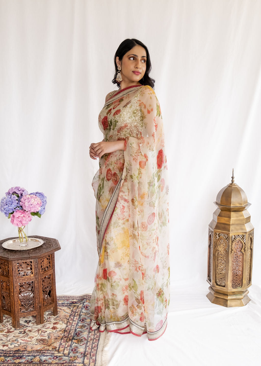 Sabyasachi - Cream Saree