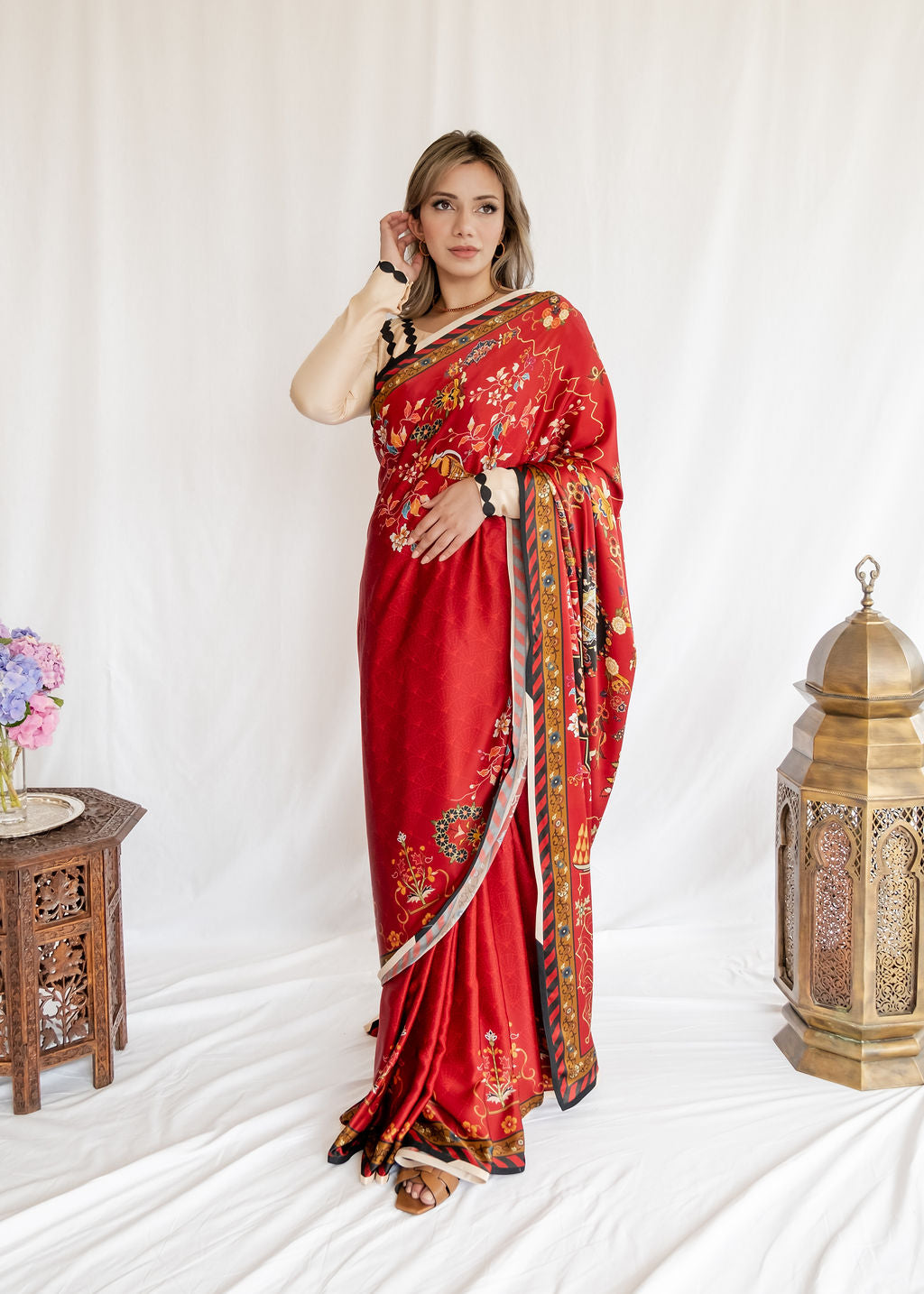 Sania Maskatiya - Lulu Charmeuse Saree