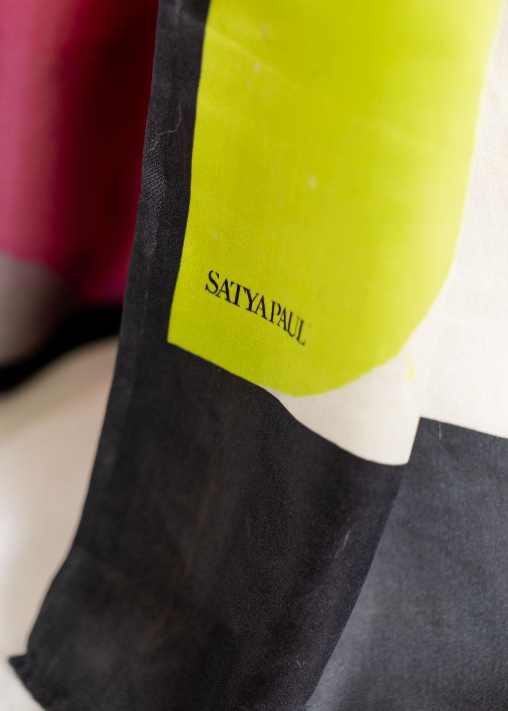 Satya Paul x House of Masaba - Lipstick Saree