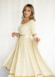 Chikankari - Yellow Sorbet Lehenga