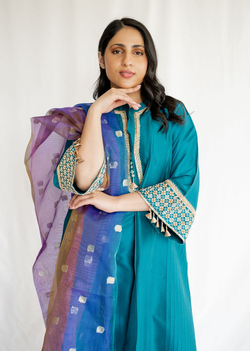 Sania Maskatiya - Emerald Kurta and Pants