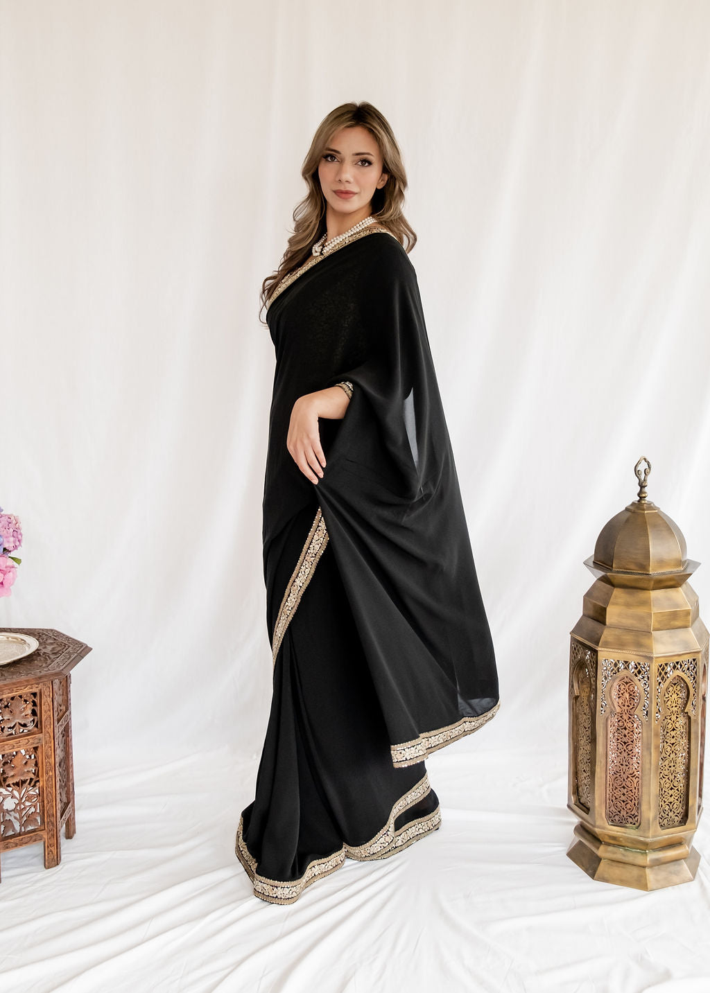Sabyasachi - Black Silk Saree