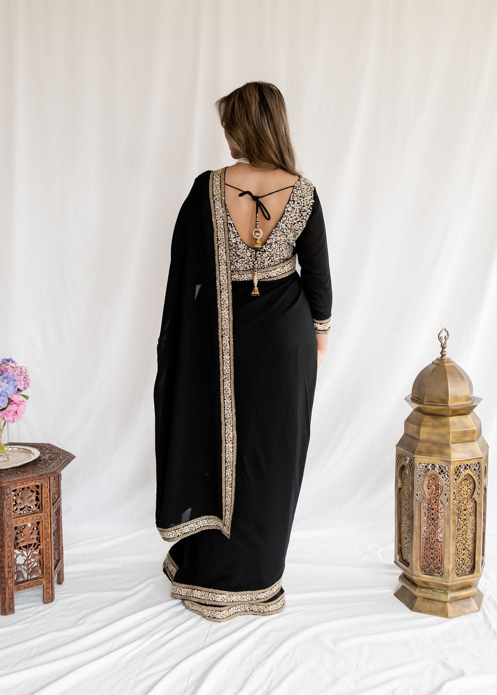 Sabyasachi - Black Silk Saree