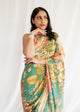 Sabyasachi - Floral Turquoise Saree