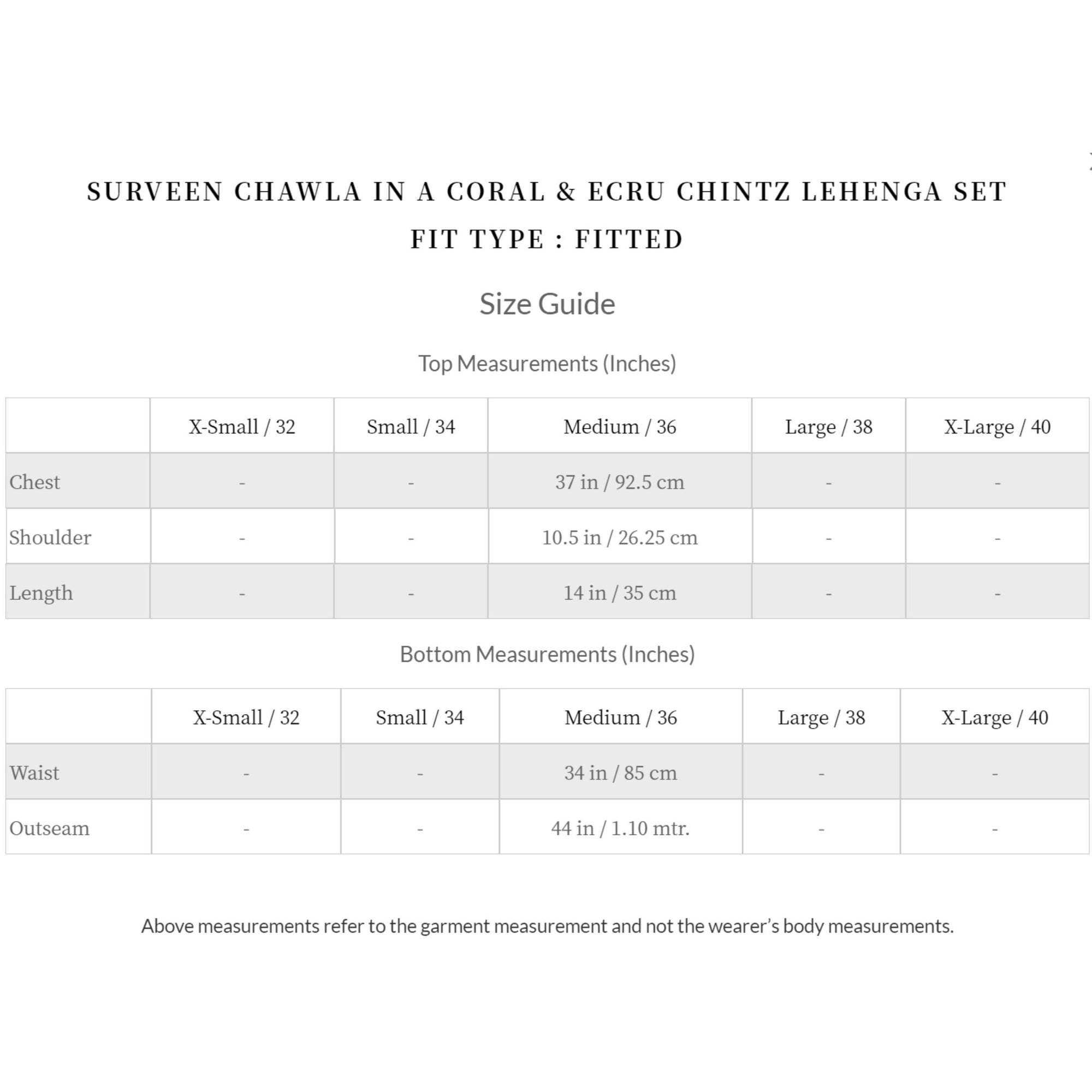 Ritu Kumar - Ecru & Coral Embroidered Lehenga