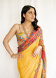 Rizwan Beyg - Yellow Truck Art Saree